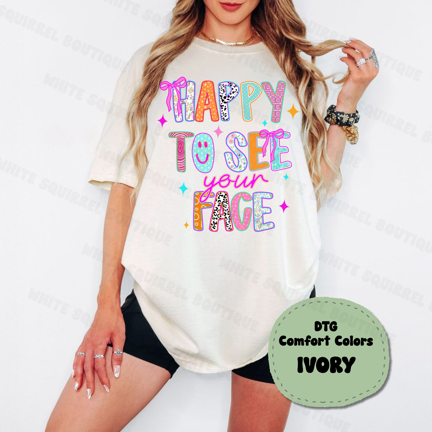 Happy To See You Teacher's Graphic Tee