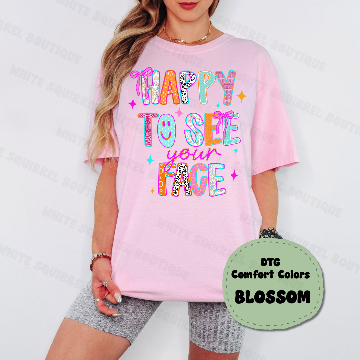 Happy To See You Teacher's Graphic Tee